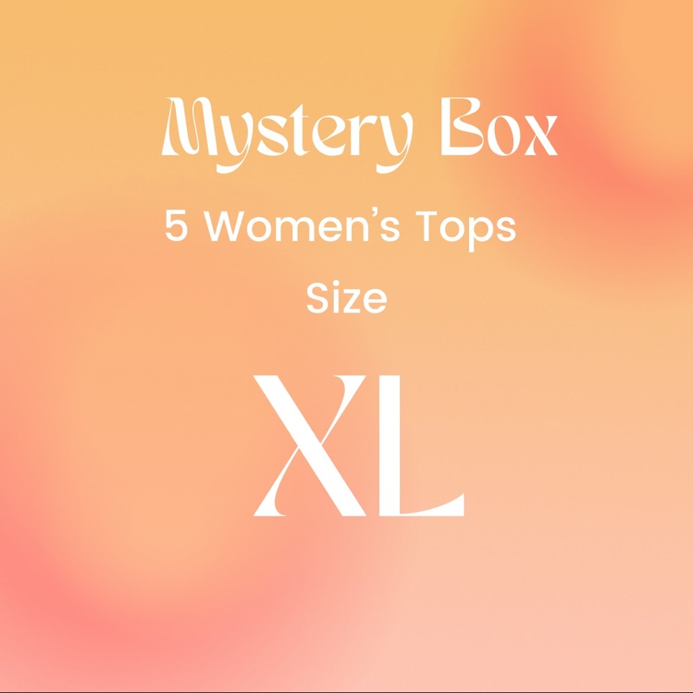 5 Women’s XL Tops Mystery Box